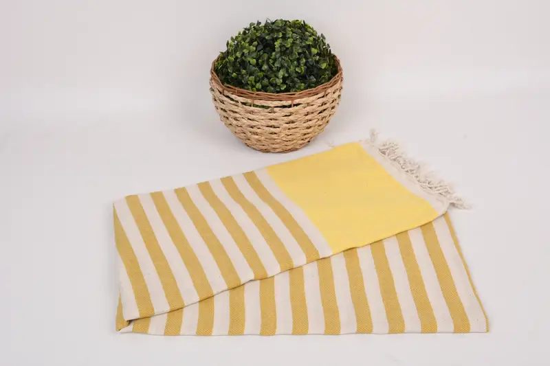 Summer Gift, Bridesmaid Gifts, Lightweight Turkish towel for beach, 70x40 Cotton Striped Towel, Valentines Day Gift Idea, Luxury towel - 4