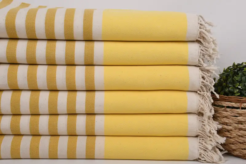 Summer Gift, Bridesmaid Gifts, Lightweight Turkish towel for beach, 70x40 Cotton Striped Towel, Valentines Day Gift Idea, Luxury towel - 2