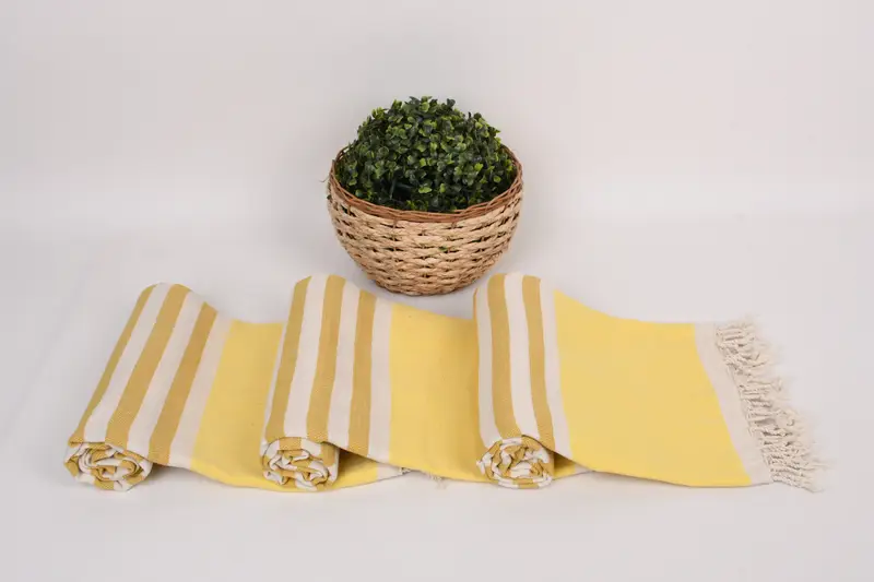 Summer Gift, Bridesmaid Gifts, Lightweight Turkish towel for beach, 70x40 Cotton Striped Towel, Valentines Day Gift Idea, Luxury towel - 8