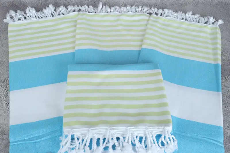 Peshtemal Towel, Turkish bath towel, 70x40 Cotton Striped Towel, Travel towel, Bulk Order Towel, Personalized Gift, Mother Of The Groom Gift - 4