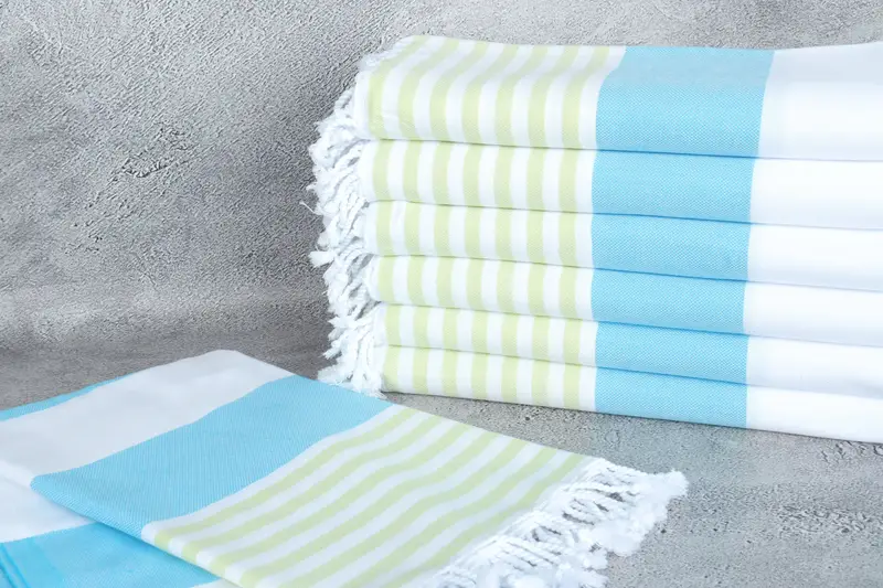 Peshtemal Towel, Turkish bath towel, 70x40 Cotton Striped Towel, Travel towel, Bulk Order Towel, Personalized Gift, Mother Of The Groom Gift - 2