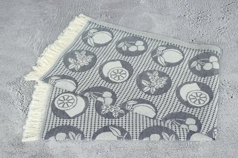Wedding Gift, Personalized Kitchen Towel, 28x20 Cotton Fruits Patterned Towel, Customized Turkish Towel, Personalized Gift, Monogram Tea Towel - 7