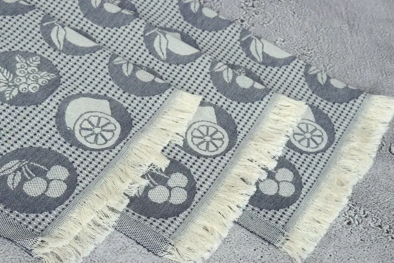 Wedding Gift, Personalized Kitchen Towel, 28x20 Cotton Fruits Patterned Towel, Customized Turkish Towel, Personalized Gift, Monogram Tea Towel - 6