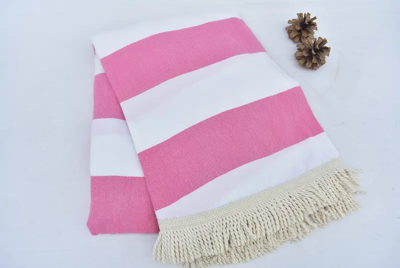Bachelor Party Favors, 64x64 Cotton Striped Round Towel, Personalized Towel Gift, Bachelor Towel, Turkish Towel USA, Beach Towel Gift, Handmade Gift - 5