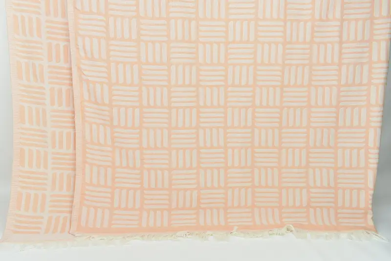 96x88 Cotton Geometric Towel, Bridesmaid Gift, Bedspread, Boho Throw Blankets, Beach Theme Bachelorette Party, Extra Large Tablecloth, Woven Blanket - 1