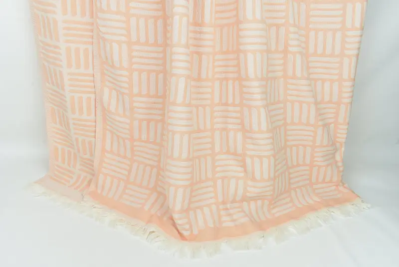 96x88 Cotton Geometric Towel, Bridesmaid Gift, Bedspread, Boho Throw Blankets, Beach Theme Bachelorette Party, Extra Large Tablecloth, Woven Blanket - 8