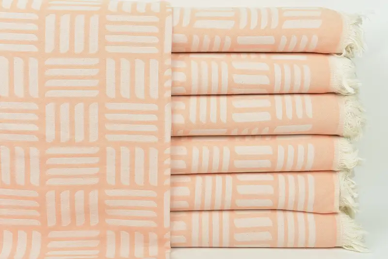 96x88 Cotton Geometric Towel, Bridesmaid Gift, Bedspread, Boho Throw Blankets, Beach Theme Bachelorette Party, Extra Large Tablecloth, Woven Blanket - 2