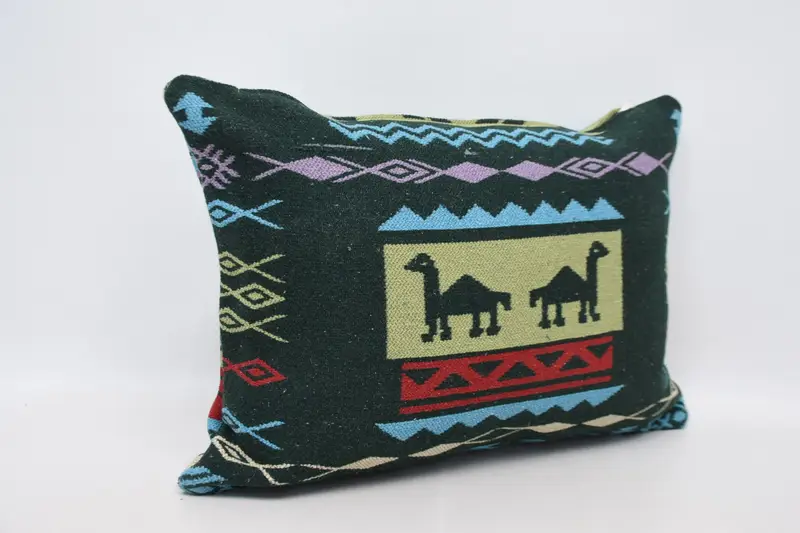 Retro Throw Pillow Case, Decorative Throw Pillow Cover, Pillow Case, Pillow for Sofa, 20x28 Brown Pillow Cover, Turkish Pillow, Antique Pillows - 3