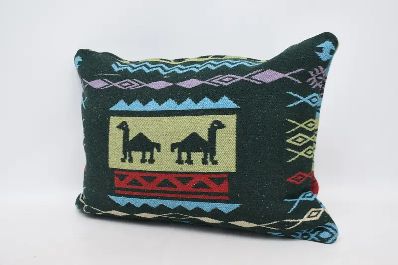 Retro Throw Pillow Case, Decorative Throw Pillow Cover, Pillow Case, Pillow for Sofa, 20x28 Brown Pillow Cover, Turkish Pillow, Antique Pillows - 4