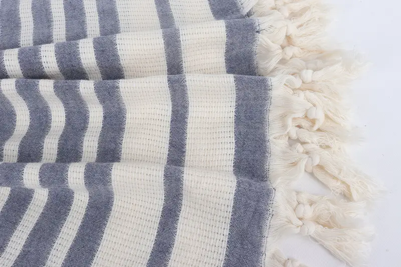Spa Gift Towel, Quick-Dry Beach Towel, Valentines Day Gift For Him, 70x34 Cotton Striped Towel, Quick-dry peshtemal, Turkish beach towel - 8