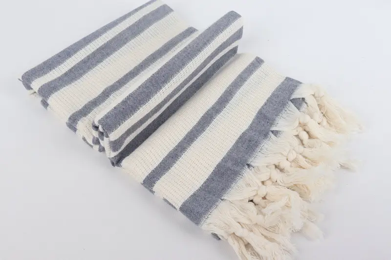 Spa Gift Towel, Quick-Dry Beach Towel, Valentines Day Gift For Him, 70x34 Cotton Striped Towel, Quick-dry peshtemal, Turkish beach towel - 6
