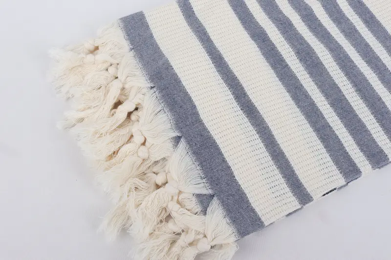 Spa Gift Towel, Quick-Dry Beach Towel, Valentines Day Gift For Him, 70x34 Cotton Striped Towel, Quick-dry peshtemal, Turkish beach towel - 7