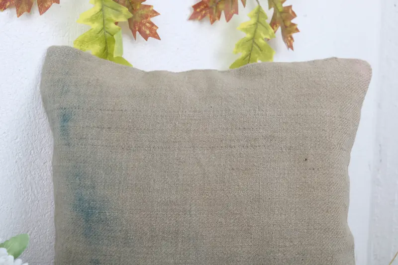 Kilim Pillow Cover, Pillow Cover, 14x14 Beige Cushion, Pattern Throw Pillow Cover, Interior Designer Pillow, Vintage Kilim Pillow - 5