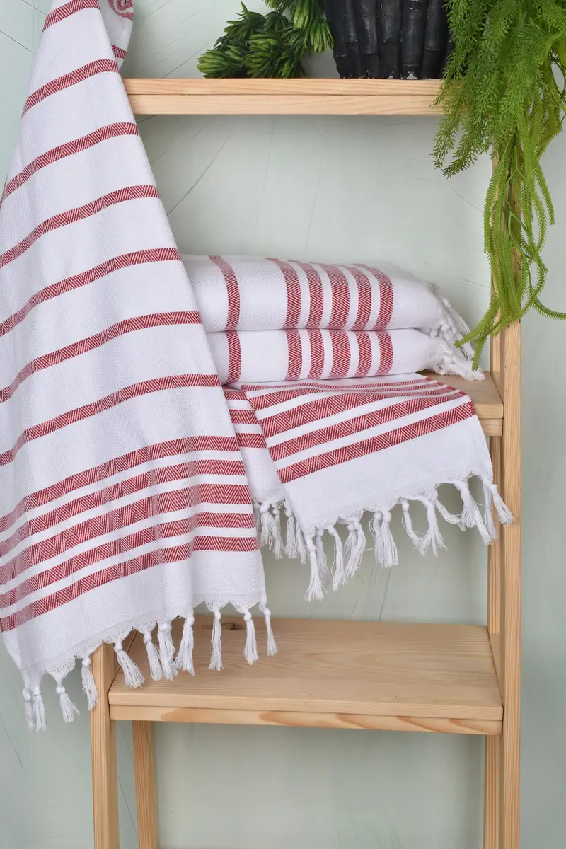 Small Bath Towels, Beach Wedding Favor, 36x24 Cotton Herringbone Towel, Custom Name Towel, Custom Hand Towel, Engagement Gift, Monogram Hand Towel - 6