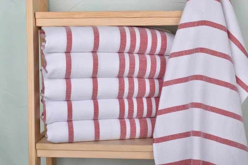 Small Bath Towels, Beach Wedding Favor, 36x24 Cotton Herringbone Towel, Custom Name Towel, Custom Hand Towel, Engagement Gift, Monogram Hand Towel - 2