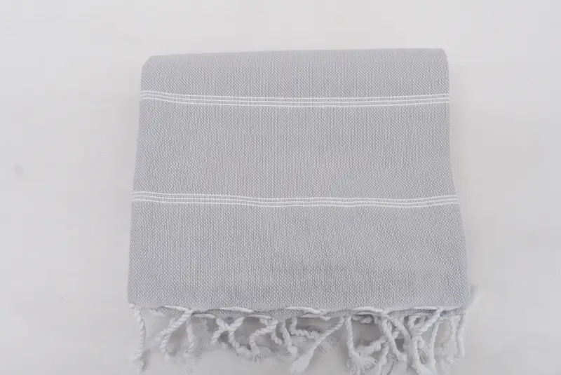 Organic Turkish towel, Turkish Towel Beach, Bride Gift, Guest Towel, 70x40 Cotton Striped Towel, Custom Beach Towel, Peshtemal Towel USA - 6
