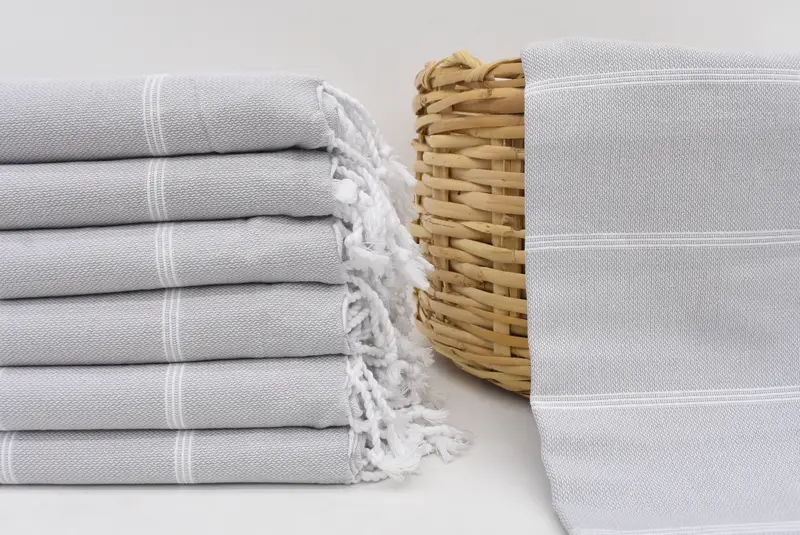 Organic Turkish towel, Turkish Towel Beach, Bride Gift, Guest Towel, 70x40 Cotton Striped Towel, Custom Beach Towel, Peshtemal Towel USA - 1