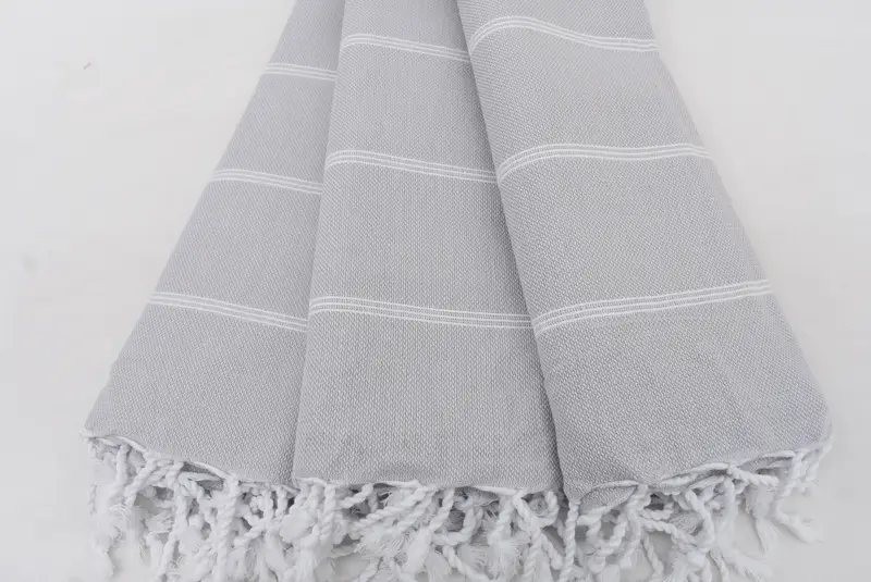 Organic Turkish towel, Turkish Towel Beach, Bride Gift, Guest Towel, 70x40 Cotton Striped Towel, Custom Beach Towel, Peshtemal Towel USA - 3