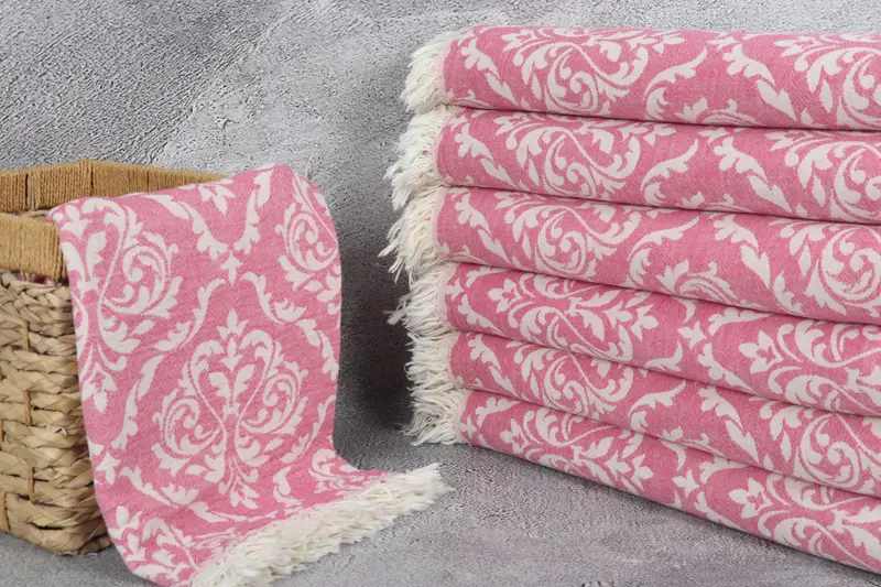 68x36 Cotton Baroque Towel, Unique Wedding Gift, Valentines Day Gift For Him, Spa Towel, Gift For Her, Quick-dry towel, Bachelorette Party Gifts - 4