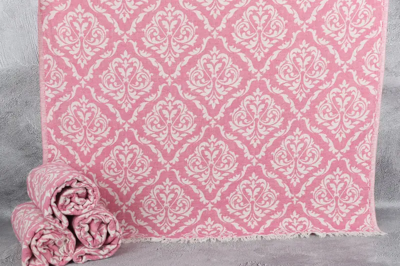 68x36 Cotton Baroque Towel, Unique Wedding Gift, Valentines Day Gift For Him, Spa Towel, Gift For Her, Quick-dry towel, Bachelorette Party Gifts - 1