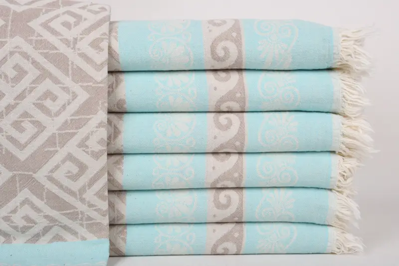 Bachelorette Party Gifts, Luxury Turkish Bath Towel, Gift For Bride, Organic Towel, Hammam towel, 70x36 Cotton Geometric Towel, Personalized Gift - 1