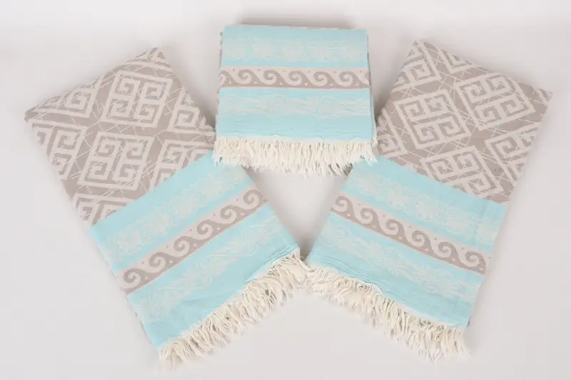 Bachelorette Party Gifts, Luxury Turkish Bath Towel, Gift For Bride, Organic Towel, Hammam towel, 70x36 Cotton Geometric Towel, Personalized Gift - 7