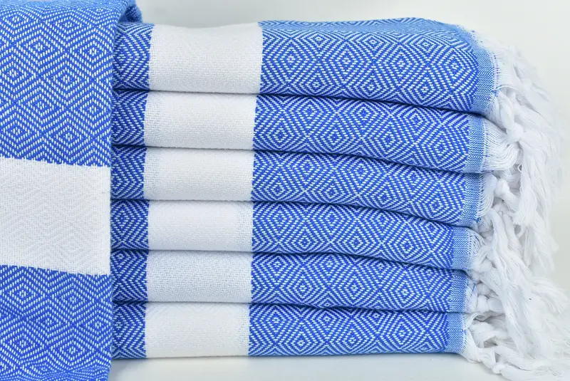 Personalized Turkish Towel, Bridesmaid Favors, Large Turkish Towel, Wedding Favors, 70x40 Cotton Diamond Towel, Cancun Bachelorette Party Gift Ideas - 1