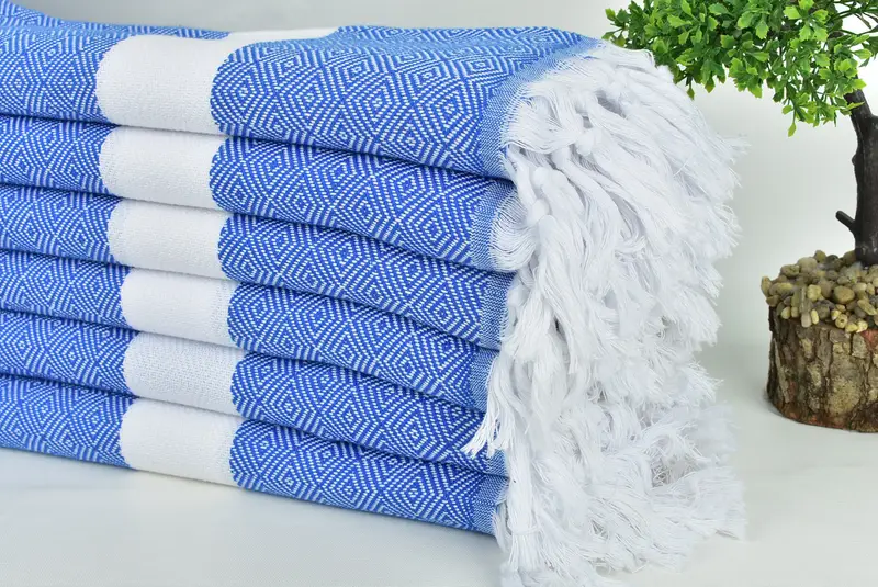 Personalized Turkish Towel, Bridesmaid Favors, Large Turkish Towel, Wedding Favors, 70x40 Cotton Diamond Towel, Cancun Bachelorette Party Gift Ideas - 3