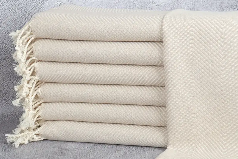 Monogrammed Hand Towel, 40x20 Cotton Herringbone Towel, Personalize Gift, Bachelorette Party Gifts Bridesmaids, Bridesmaid Gifts, Personalized Gifts - 1