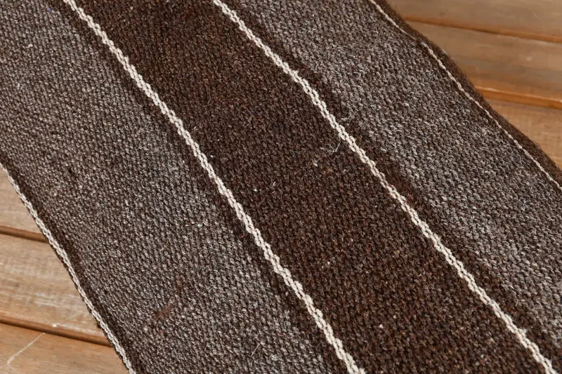 Kilim Cushion Sham, Kilim Rug Pillow Case, 12x36 Brown Pillow Cover, Boho Pillow Sham Cover, Kilim Pillow Cover, Hippie Throw Pillow, Pillow Cover - 4