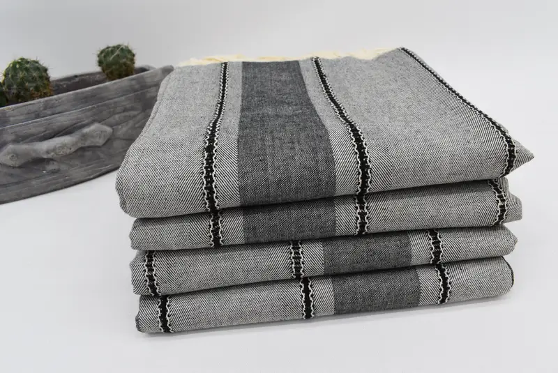 Handmade Gift, Bachelor Party Favors, Bridesmaid Gift, Bachelor Party Gifts, Scarf Towel, 68x40 Cotton Striped Towel, Personalized Bridesmaid Gift - 6