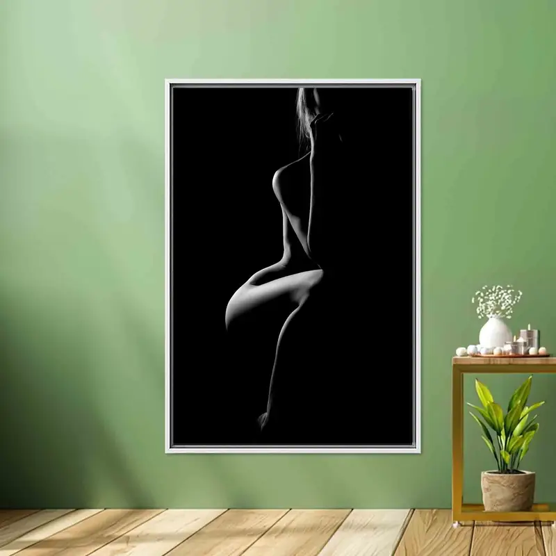 魅惑的な官能的な女性のキャンバスプリント - エレガントなウォールアート