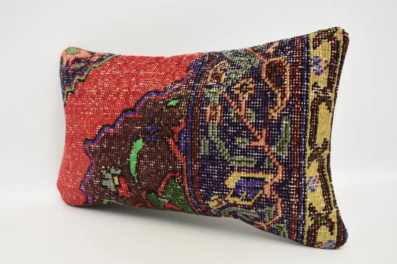 12x20 Red Pillow Sham, Customized Pillow Cover, Kilim Pillow Cover, Vintage Kilim Throw Pillow, Kilim Pillow, Cushion Case, Rustic Cushion Case - 4