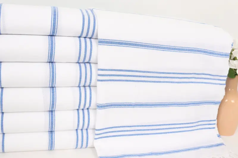 Summer Gift, Small Bath Towels, Monogram Kitchen Towel, 40x24 Cotton Striped Towel, Personalized Gift, Girl Trip Party Favor, Christmas Favors - 2