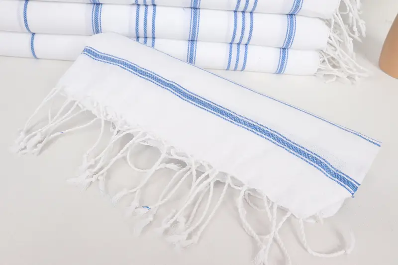 Summer Gift, Small Bath Towels, Monogram Kitchen Towel, 40x24 Cotton Striped Towel, Personalized Gift, Girl Trip Party Favor, Christmas Favors - 4