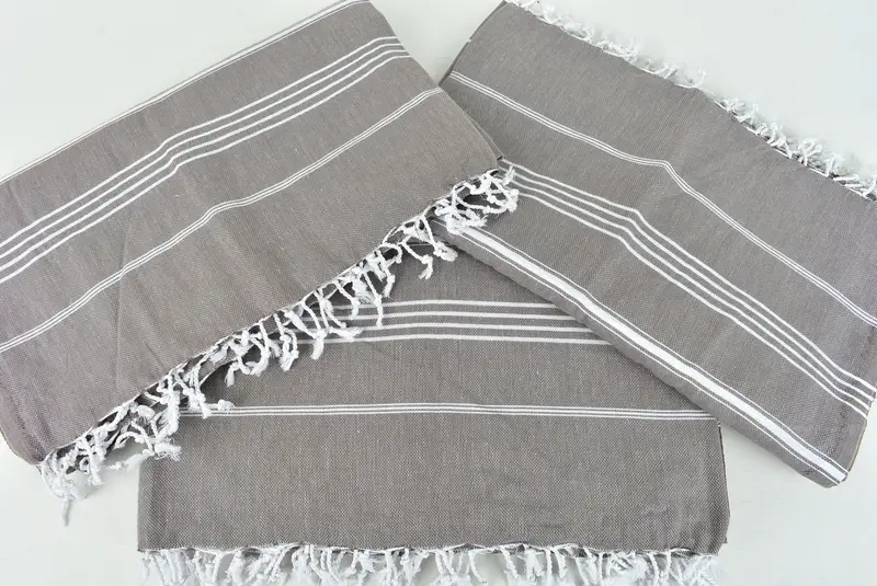 Personalized Blanket, 96x80 Cotton Striped Towel, Turkish Blanket Queen, Aesthetic Blanket, Custom Blanket, Spa Gift, Bridal Shower Gift - 6