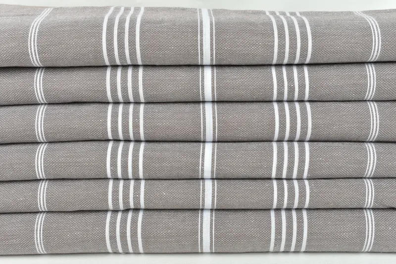 Personalized Blanket, 96x80 Cotton Striped Towel, Turkish Blanket Queen, Aesthetic Blanket, Custom Blanket, Spa Gift, Bridal Shower Gift - 2
