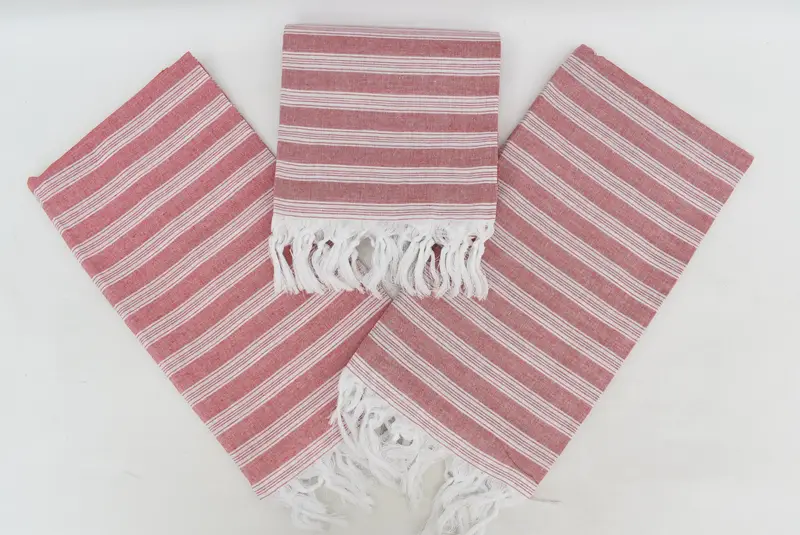 Turkish Towel USA, Personalized Gift, 70x40 Cotton Striped Towel, Bridesmaid Proposal Gift, Thin and lightweight Turkish peshtemal, Beach towel - 4