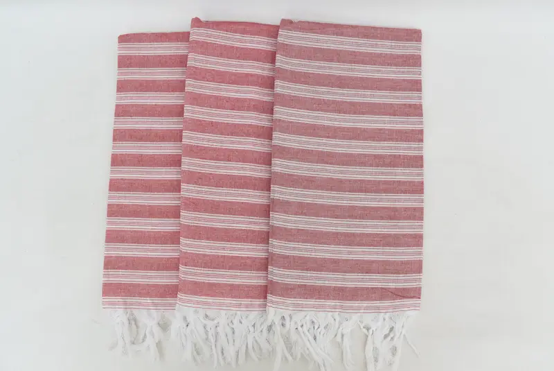 Turkish Towel USA, Personalized Gift, 70x40 Cotton Striped Towel, Bridesmaid Proposal Gift, Thin and lightweight Turkish peshtemal, Beach towel - 3