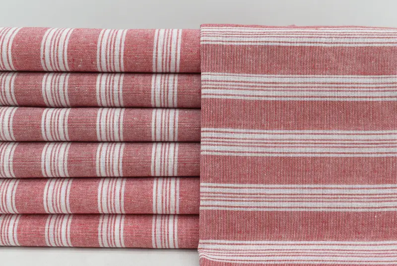 Turkish Towel USA, Personalized Gift, 70x40 Cotton Striped Towel, Bridesmaid Proposal Gift, Thin and lightweight Turkish peshtemal, Beach towel - 1