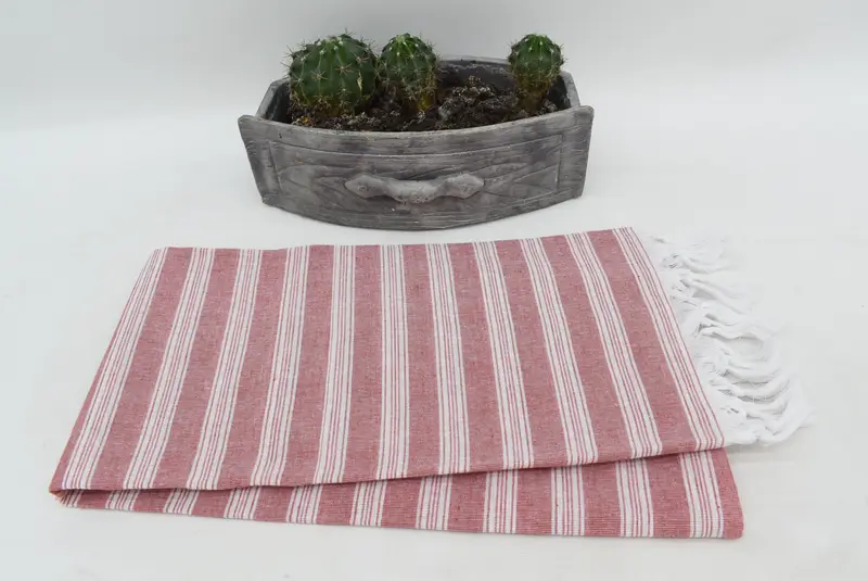 Turkish Towel USA, Personalized Gift, 70x40 Cotton Striped Towel, Bridesmaid Proposal Gift, Thin and lightweight Turkish peshtemal, Beach towel - 7