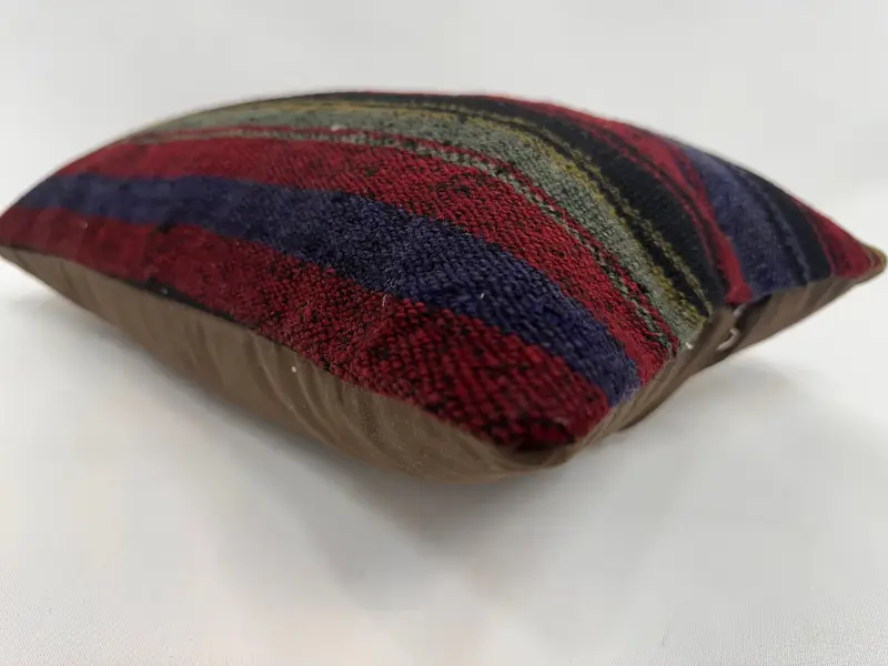 12x20 Red Cushion Case, Interior Designer Pillow, Chair Cushion, Sofa Cushion Case, Vintage Pillow, Cushion Cover, Turkish Kilim Pillow - 6