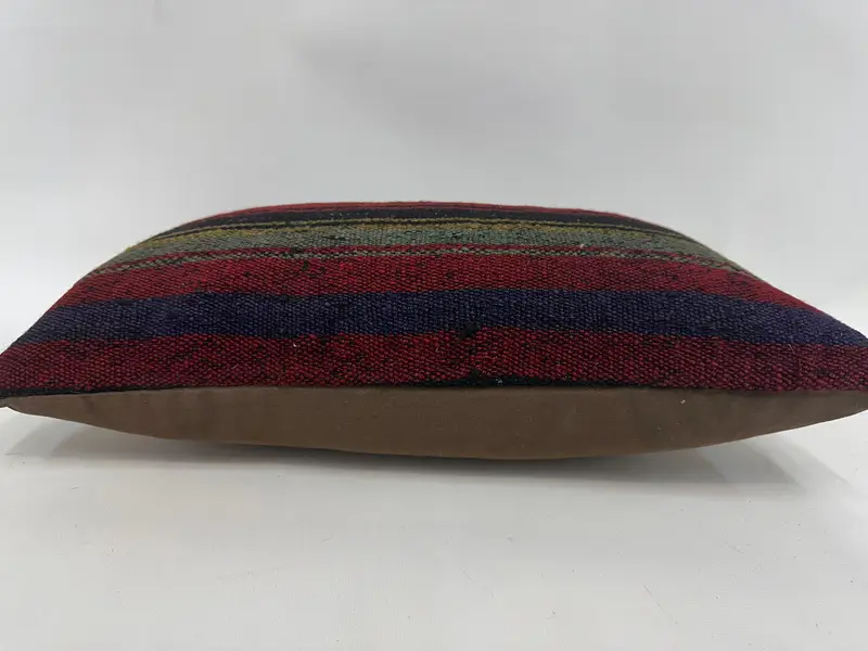 12x20 Red Cushion Case, Interior Designer Pillow, Chair Cushion, Sofa Cushion Case, Vintage Pillow, Cushion Cover, Turkish Kilim Pillow - 5