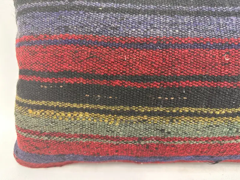 12x20 Red Cushion Case, Interior Designer Pillow, Chair Cushion, Sofa Cushion Case, Vintage Pillow, Cushion Cover, Turkish Kilim Pillow - 2