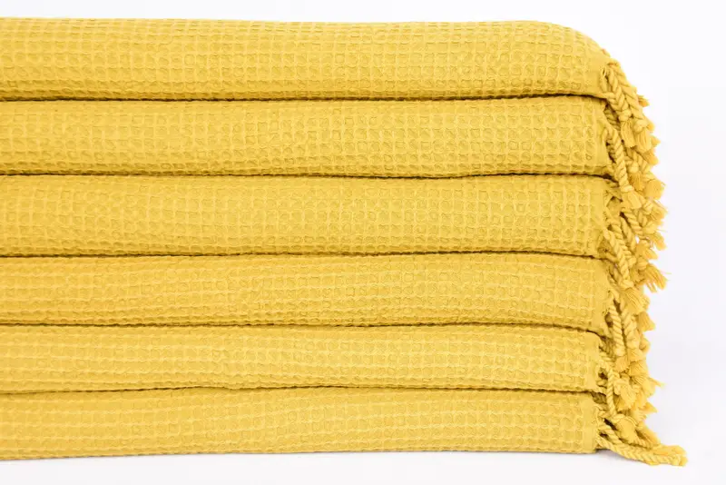 Embroidery Towel, Wedding Favors, 40x20 Cotton Waffle Towel, Turkish Hand Towel, Best Friend Gift, Monogram Kitchen Towel, Best Friend Gift Ideas - 3