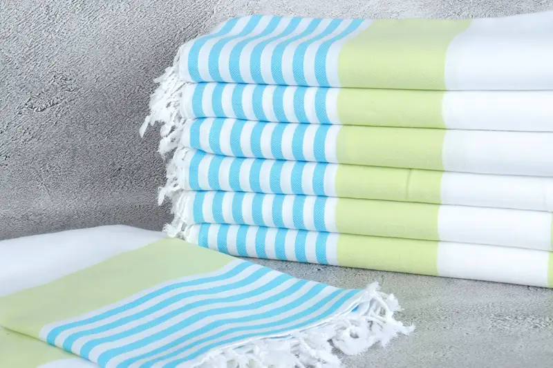 Holiday Towel, 70x40 Cotton Striped Towel, Housewarming Gift, Oversized Beach Towel, Personalized Gift For Him, Bachelorette Gifts, Beach towel - 2