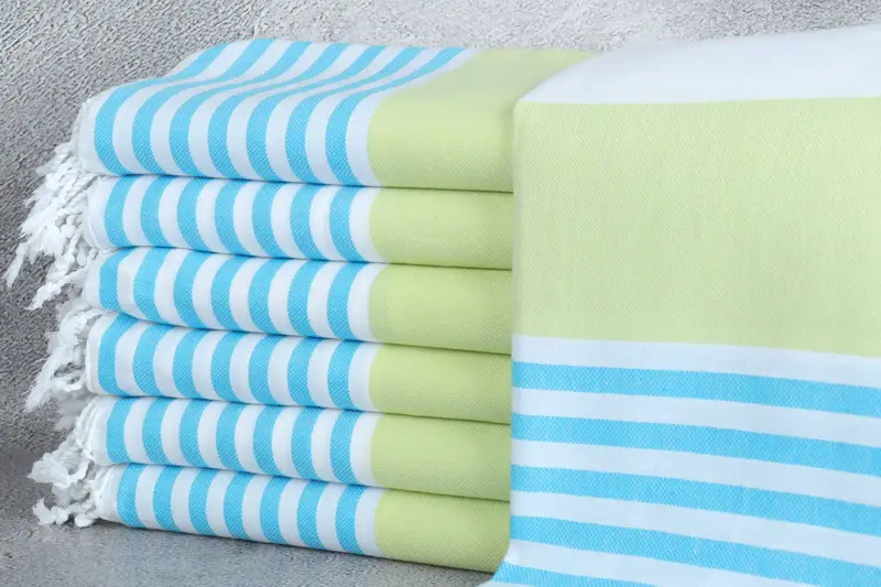 Holiday Towel, 70x40 Cotton Striped Towel, Housewarming Gift, Oversized Beach Towel, Personalized Gift For Him, Bachelorette Gifts, Beach towel - 1