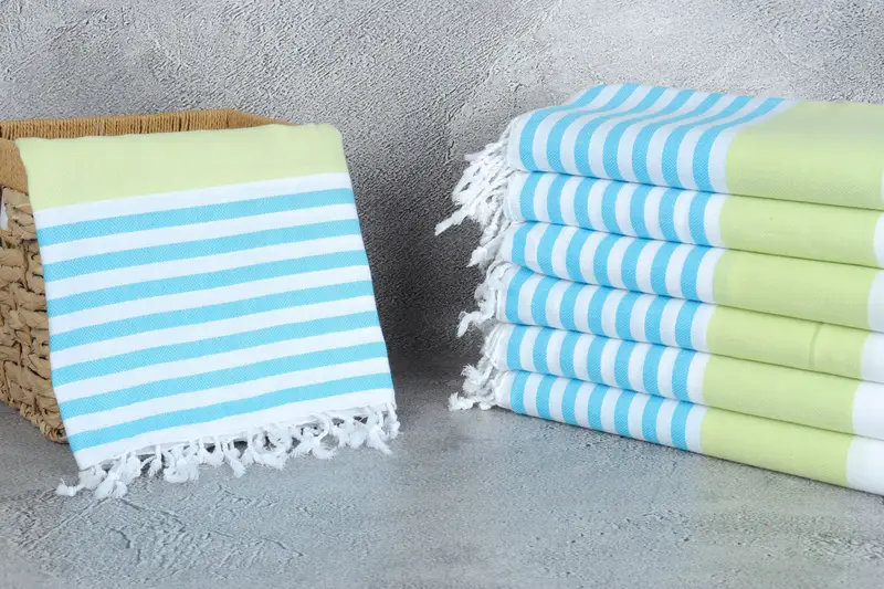 Holiday Towel, 70x40 Cotton Striped Towel, Housewarming Gift, Oversized Beach Towel, Personalized Gift For Him, Bachelorette Gifts, Beach towel - 3