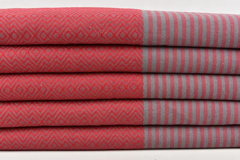 Decorative Blanket, Decorative Bedspread, Tablecloth, 104x80 Cotton Diamond Towel, Turkish Blanket Queen, Custom Blanket, Personalized Wedding Gift - 2