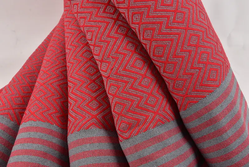 Decorative Blanket, Decorative Bedspread, Tablecloth, 104x80 Cotton Diamond Towel, Turkish Blanket Queen, Custom Blanket, Personalized Wedding Gift - 5